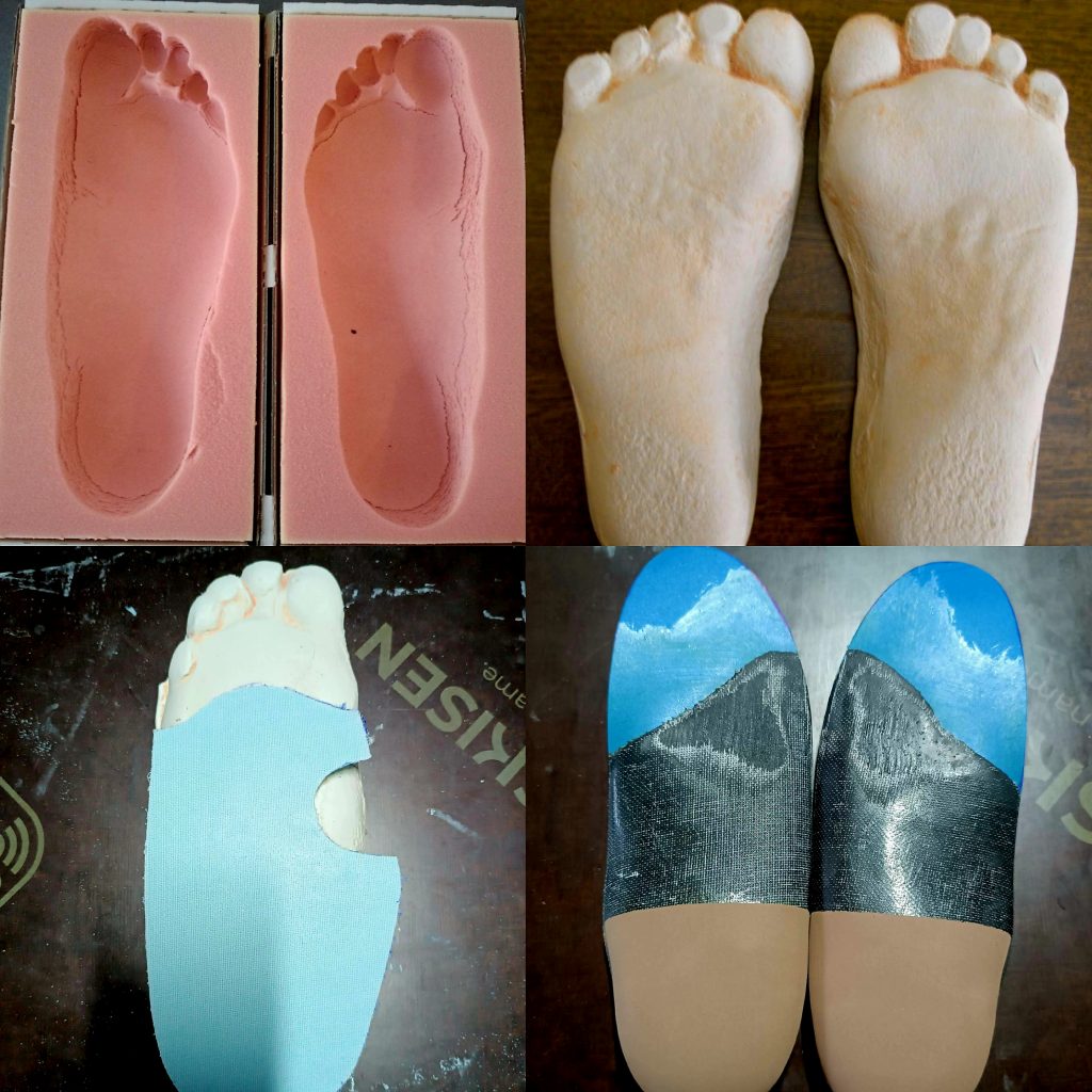 Collage de fotografías de diversas plantillas y moldes fabricados en 21 Pasos.